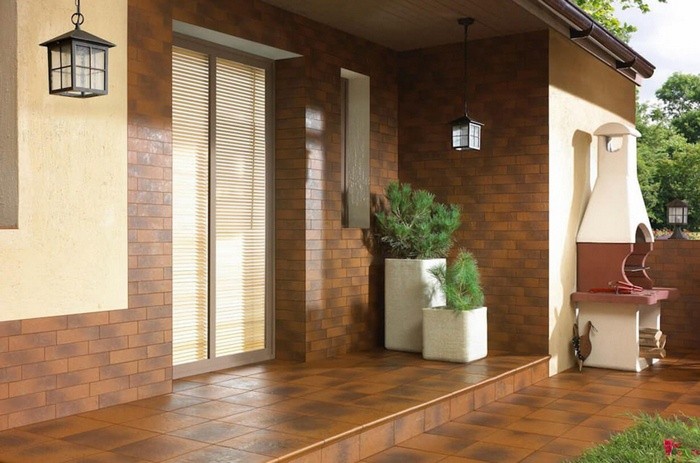 Thermal panels with clinker facade tiles of the PARADYZ SEMIR series